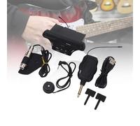 Vvikizy Acoustic Guitar Pickup Active Vibration Bluetooth Microphone UHF Soundhole Pickup for Performers Flexible ABS Construction