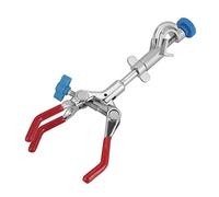 Vvikizy Adjustable Lab Clamp,Lab Clamp 3 Prong Finger for Test Tube 22cm Adjustable Three Prong Flask Laboratory Stand Metal Thick Mouth