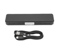 Vvikizy AI Digital Humanity Microphone 8 Array Mics Directional Pickup 1.5m Range Noise Reduction Aftersound Cancellation USB2.0 for PC Phone with Aluminum Alloy Housing