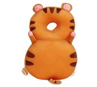 Vvikizy Baby Head Protector Backpack, Cartoon Animal Shaped PP Cotton Cushion for Toddler Safety with Adjustable Shoulder Strap, Soft Mesh Fabric for Boys and Girls (Tiger)