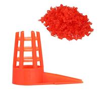 Vvikizy Beekeeper Equipment 250PCS Plastic Opening Bee Queens Cage Protective Cell Cover Excellent Quality for Bee Queens Coupling Convenient Usage Light Weight Easy to Carry