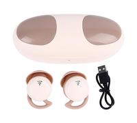 Vvikizy Bluetooth 5.3 Earphones, Noise Cancelling Sleep Earbuds with 28 Hours Battery Life for Cell Phones Tablets (Pink Coffee)