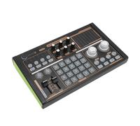 Vvikizy Bluetooth Sound Mixer with Noise Cancelling Feature and Ambient Effects for Live Broadcasts and Home Use 48V Microphone Compatible