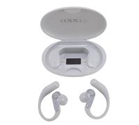 Vvikizy Bluetooth Translation Earbuds, 150+ Languages Real Time Display Noise Canceling Translator Headphones with High Performance Battery, for Travel Business Learning (Gray)