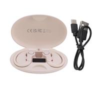 Vvikizy Bluetooth Translation Earbuds, 150+ Languages Real Time Display Noise Canceling Translator Headphones with High Performance Battery, for Travel Business Learning (Skin Color)