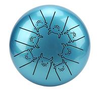 Vvikizy Chakra Tank Drum Pretty Sounds Steel Tongue Drum Instrument for Relaxation Learning Blue