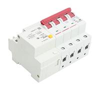 Vvikizy Current Circuit Breaker Advanced Leakage Protector for Commercial Lighting 4 Poles 63A Capacity