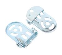 Vvikizy Cycle Rear Pedals Durable Folding Footrest Pegs for Mountain Bike Kids Bicycle Space Saving Silver for Family Outings 2 Pedals