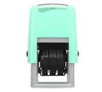 Vvikizy Date Stamp, Self Inking Date Stamp, Quick Drying Adjustable for Study Work Life, for Marking Office Documents, Bills, Mail, Teachers Correcting Homework (Green)