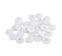 Vvikizy Earbud Sponge Covers Soft Comfortable Foam Cushions for MP3 MP4 15mm, Enhanced Sound Quality for Earpiece Headphone, Universal Compatibility, 30PCS for Various Models (White)