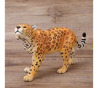 Vvikizy Educational Emulational Leopard Figures, Vivid Plastic Wild Animal Doll for Kids, Perfect for Party Gifts and Craft Activities, Size 23.5x7.5x11cm