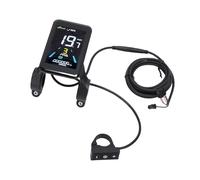 Vvikizy Electric Bike LCD Display Panel with Six Core Cable for Real-Time Speed and Mileage Information Suitable for Various Electric Scooters ABS