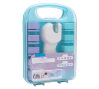 Vvikizy Embossing Hole Punch Kit, 10 Interchangeable Heads with Multiple Patterns for Paper Crafts Card Making Scrapbooks Bookmarks