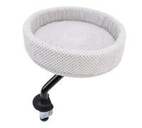 Vvikizy Floating Cat Bed, Comfortable Desktop Adjustable Cat Hammock Perch with Sturdy Iron Frame, for Office Home