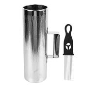 Vvikizy Guiro Shaker, Aluminum Percussion Musical Instrument with Easy Grip Handle, for Early Education Children Performance Ensemble Orchestra