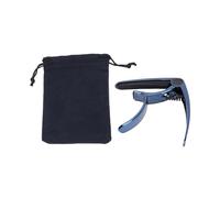 Vvikizy Guitar Zinc Alloy Durable with Non-Slip Pad and Pick Holder for Acoustic and Classical Guitars 3.15x3.94x0.59in (Blue)