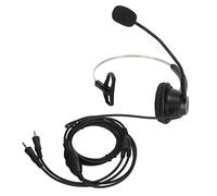 Vvikizy H360 PC VA 3.5mm Business Headset Monaural Headphones with Volume Control for Webinar Office Classroom Home