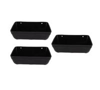 Vvikizy Hanging Poultry Feeder, Large Capacity Space Saving Plastic Chicken Feeder Trough, with Minimized Feed Waste Design, for Farm Coop Yard Indoor Outdoor Use (Black)