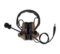 Vvikizy Headset, 7.1mm Plug Active Electronic Noise Reduction with U94 PTT for GP88 GP300 GP3688 DEP450 EP450 (Brownish Grey)