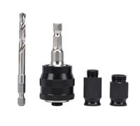 Vvikizy Hole Saw Arbor, Quick Change Hex Shank Drill Bit Adapter with Dual Thread Interfaces for 9/16 to 6 Inch Bimetal Hole Cutter, Wood and Metal Cutting