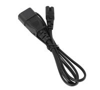 Vvikizy IEC320 C14 to C7 Power Cable, 1m 2.5A to 10A 2500W High Strength PVC Retardant Heat Resistant, with Oxygen Free Copper, for Laptop Lamp Speaker Monitor Printer
