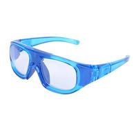 Vvikizy Impact Resistances PC Sports Basketball Glasses Protective Goggles with Explosion Proof Scratch Resistances Lenses U V Protection for Basketball Football Outdoor Sports (Blue)