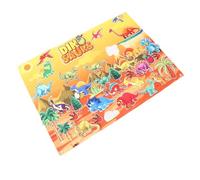 Vvikizy Interactive Dinosaur Felt Board for Kids,Reusable Learning Toy with 37 Felt Pieces and Easy Hanging Solution, Suitable for Preschool Teaching