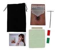 Vvikizy Kalimba, 17 Key Thumb Piano Maple Wood Portable Finger Instrument with Tuning Hammer, for Beginner Adults Kids