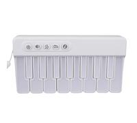 Vvikizy Keyboard Piano, Multifunctional Music Toy with 7 Color Lights and Light Guided Play, Compact Safe Design for Toddlers, Includes Demo Songs Nursery Rhymes