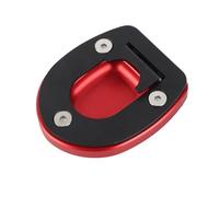 Vvikizy Kickstand Pad Durable Foot Support Plate for GTS 250 300 2013-2019 Stability Parking Soft Ground Parking Motorbike Stand Pad Compact Size (A(red))