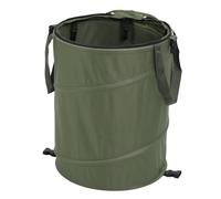 Vvikizy Large Capacity 10 Gallon Camping Trash Can, Portable Foldable Pop Up Utility Container with Lid, for Outdoor Camping Picnic Gardening (Green)