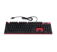 Vvikizy Mechanical Keyboard, USB Port Hot Swap Red Switch 104 Keys Two Colors Injection Gaming Keyboards with 20 Light Modes, for Home Office PC to OS X (Red)
