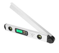 Vvikizy Mecurate Digital Level Protractor Durable Aluminum Alloy for Home 0-225° High Definition Display (Silver)