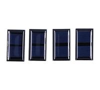 Vvikizy Mini DIY Solar Panel Charger for Research Projects 45x25mm 4Pcs Solar Charging Module Board for Small Household Projects [Scientific, Electronic Applications] Polysilicon Material