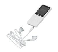 Vvikizy MP3 MP4 Player 32GB, Music Player with 1.8 Inch Screen (White) | Supports Up to 128GB, HiFi Sound Quality, Built-in Speaker, for Running and Travel, Compatible with Earphones