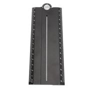 Vvikizy Multifunctional Aluminum Ruler with Angle Measurement and Arc Drawing for Engineers and Artists, 1 Unit