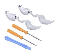 Vvikizy One Gamepad Repair Kit, 2 Black Trigger Buttons with T6 T8 Screw Driver Spudger, for LB Bumper Replacement and Controller Shell Fix (Black Set)