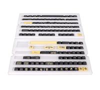 Vvikizy PBT Keycaps, 132 Keys Letterless Cherry Height Egyptian Pharaoh Theme DIY Decorative Gaming Keycaps with Colorful Patterns, for Mechanical Keyboard