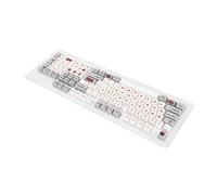 Vvikizy PBT OEM Keycaps 108 Keys Resistant to Wear Ideal for Computer Accessories Pixels Theme