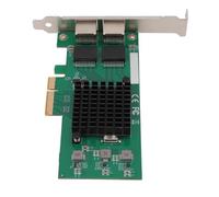 Vvikizy PCIe4X Network Card, 1G Gigabit Ethernet I3504 Adapter | Network Interface Card with Chipset, for Server, Virtualization, Storage, Heat Sink