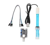 Vvikizy PH Module Probe Kit, Fast Response 0-100C 0-14 PH Detect Sensor Module and Electrode Probe with Analog Voltage Signal Output, for Laboratory Experiments and Handcraft Projects