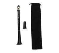 Vvikizy Pocket Saxophone, Alto Mouthpiece C Key Sax Kit Mini Woodwind Instrument with Fingering Chart, for Beginners Kids Breath Practice