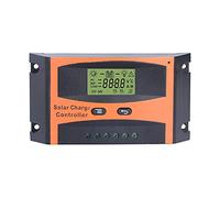 Vvikizy PWM Solar Charge Controller, Efficient LCD Charge Controller for Sustainable Energy Solutions, Compact Size, 12V/24V (30A)