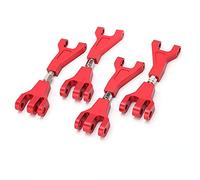Vvikizy RC Upper Suspension Arms Improve Performance of XBE XTE SC 1/10 Truck,Strong Corrosion-Resistant Upgrade Parts (Red)
