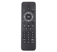 Vvikizy Replacement DVD Player Remote Control, ABS Material Long Distance Over 8M, with Black Color Design, for DVP5982C1 37B DVP3350K DVP3386K DVP3310K
