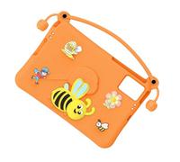 Vvikizy Shockproof Tablet Case with Stand and Handle for Kids, Durable EVA Foam Protective Cover for and 11-inch Tablets (Orange)
