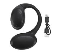 Vvikizy Single 5.3 Earbud, Open Ear Design with Air Guided Sound Technology, 16 Hours Playtime, IPX5 Water Proof, with Dual Feedback Noise Reduction, for Cycling Jogging Hiking (Black)