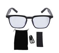 Vvikizy Smart Translator Glasses 100+ Languages Real Time Video Translation with Built in Microphone Speaker for Travel Music Calls Photo Taking (Black)