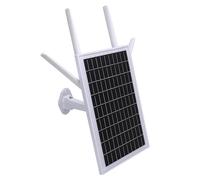 Vvikizy Solar Powered 4G LTE Modem Router, Wireless Outdoor WiFi Router with 15W Solar Panel and IP66 Cover, for RV Security Camera Farm Camping (US Version)