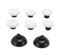 Vvikizy Thumbstick Cap Replacement for Pro Elite, Player Controllers, with Interchangeable 3 Height Options, Improved Grip and Comfort for Enhanced Gaming Performance (White)
